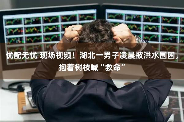 优配无忧 现场视频！湖北一男子凌晨被洪水围困，抱着树枝喊“救命”
