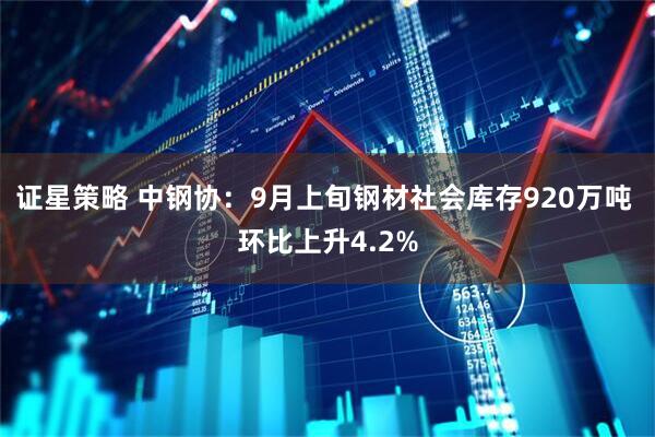 证星策略 中钢协：9月上旬钢材社会库存920万吨 环比上升4.2%